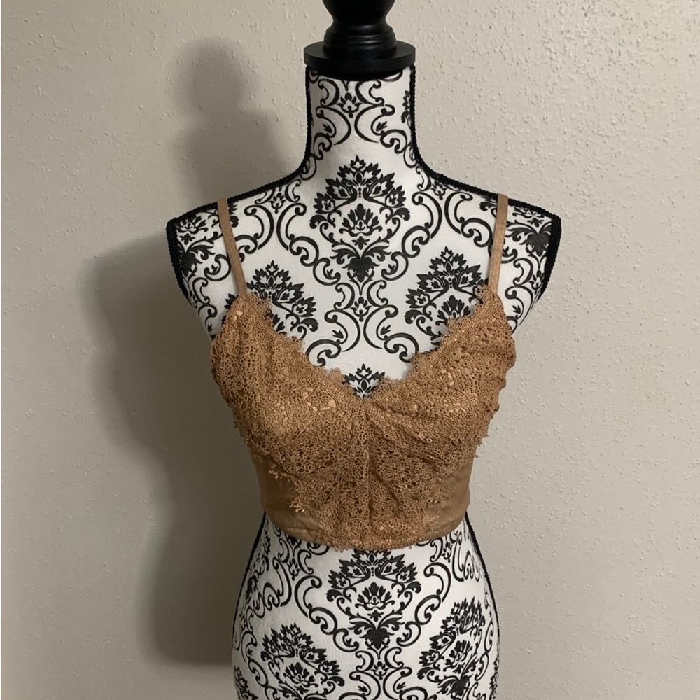 Champagne Crop Top